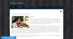 Desktop Screenshot of kristinepacheco.com